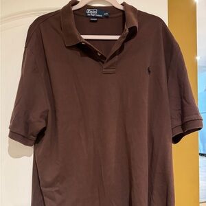 Chocolate brown polo 2XL